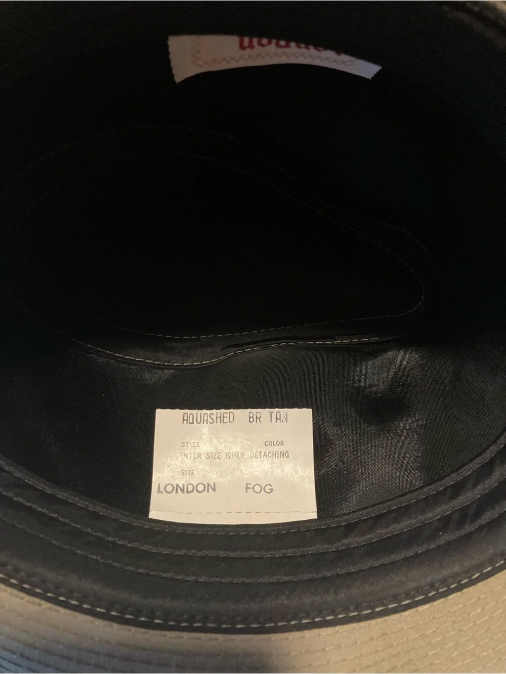 Vintage London Fog Weatherized Fedora 
